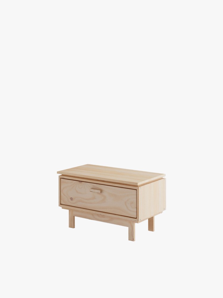 AIKA mesita de noche con cajón 78x44